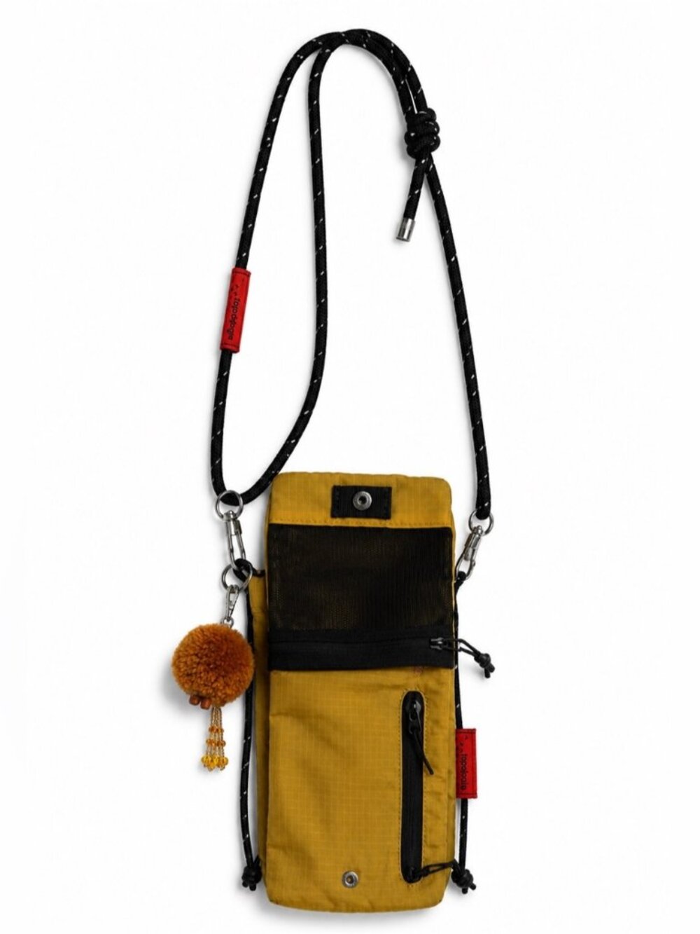 Topologie Mustard Yellow Utility Crossbody Sacoche Bag Rope Strap